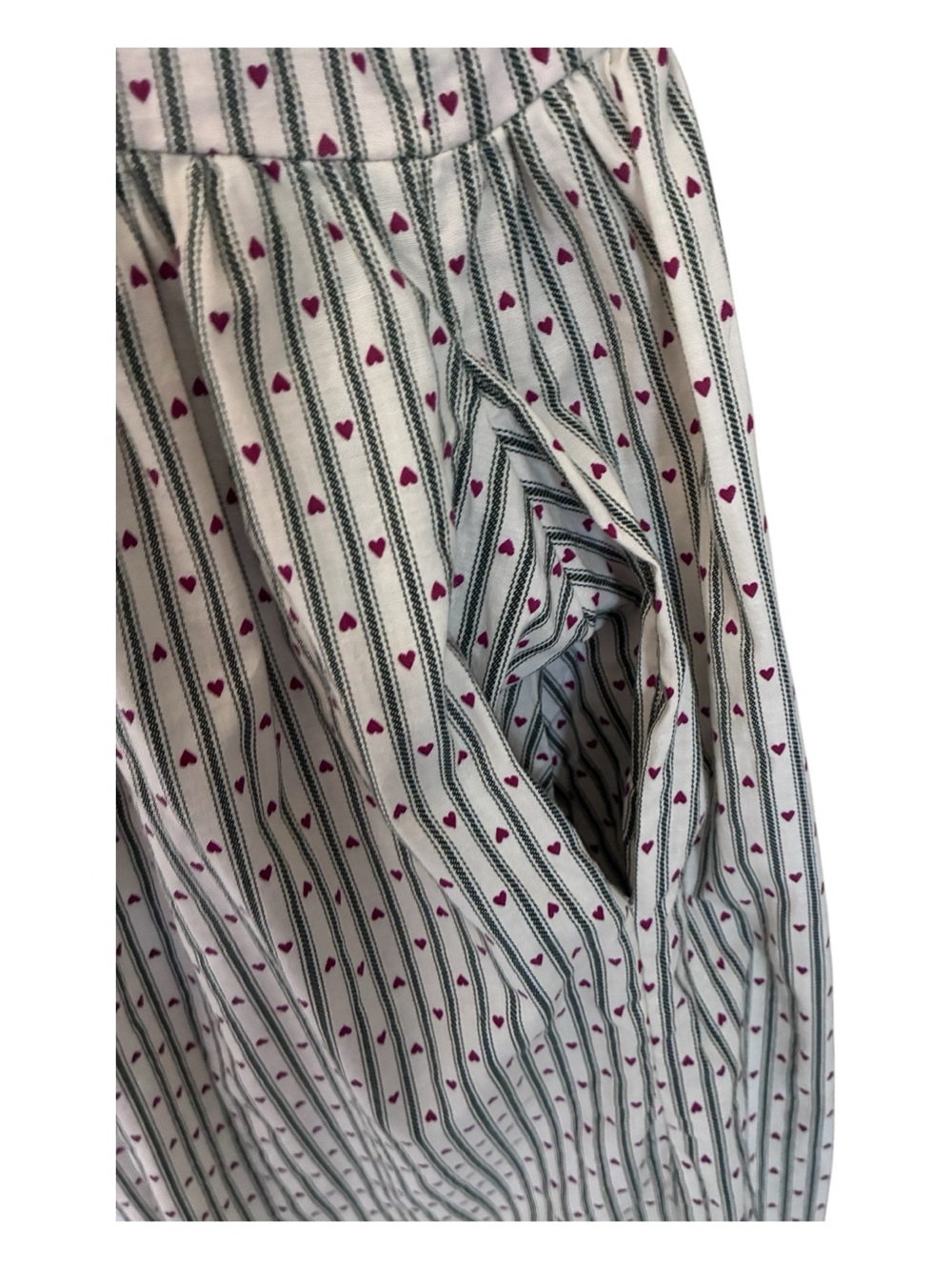 Vintage 90s Cottagecore Grannycore Betsy's Christmas Pinafore Apron Dress Sz L - Picture 5 of 7